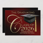 2025年ファンシーのClass of 2025 Maroon卒業発表 招待状