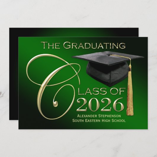 2025年ファンシークラス卒業のお知らせ 招待状 (正面/裏面)