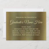 2025年ファンシークラス金ゴールド卒業発表 招待状 (裏面)