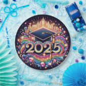 2025年ファンシー卒業 ペーパープレート (パーティー)