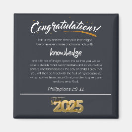 2025年フィリップ1:9-11クリスチャン マグネット