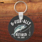 2025年フィ退職したッシャーパパ退職金 キーホルダー (正面)