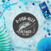 2025年フィ退職したッシャーパパ退職金 ペーパープレート (パーティー)