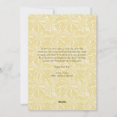 2025年フェイク金ゴールドグリッターモダン新年おめでとう シーズンカード (裏面)