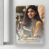 2025年フォトグリーン金ゴールド卒業発表 マグネット