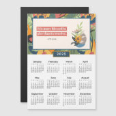 2025年フローラ20:35から賛美カレンダへ与えの法律 (正面/裏面)