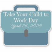 2025年ブリーフケースを仕事に持ち込む シール (正面)