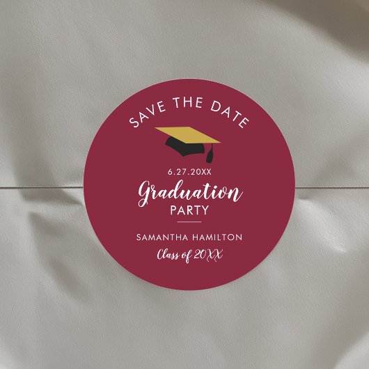 2025年ブルゴーニュ卒業生パーティー ラウンドシール