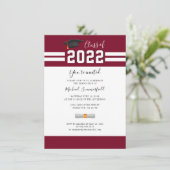 2025年ブルゴーニュ白人卒業パーティー 招待状 (スタンド正面)