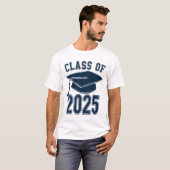 2025年ブルーグラードキャップ卒業のクラス Tシャツ (正面フル)