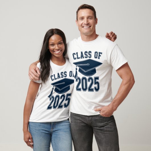 2025年ブルーグラードキャップ卒業のクラス Tシャツ (ユニセックス)
