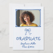 2025年ブルーボウのクラス大学院の写真 招待状 (正面)