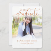 2025年ブロンツフェイクリーフ写真のクモダンラス 招待状 (正面)