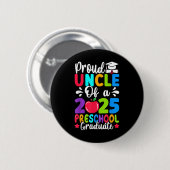 2025年プリスクール・幼稚園の卒業おめでとう 偉大なお叔父様・お伯父様 缶バッジ (正面&裏面)
