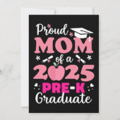 2025年プレキ卒園の自慢のママ 招待状 (正面)