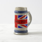 2025年マ統一されたグ王国の国旗 ビールジョッキ (正面右)