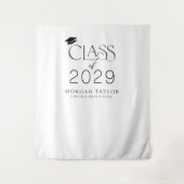 2025年ミニマルグラードパーティーの優雅なエレガンスクラス タペストリー (正面)