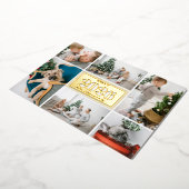 2025年モダンのハッピーニューイヤー 箔シーズンカード (回転した状態)