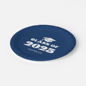 2025年モダンのブルークラス ペーパープレート (アングル)