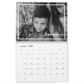 2025年モダンの写真をパーソナライズされた作成 カレンダー (1月 2027)