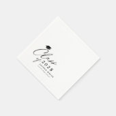 2025年モダンの書道クラス卒業 スタンダードカクテルナプキン (角)