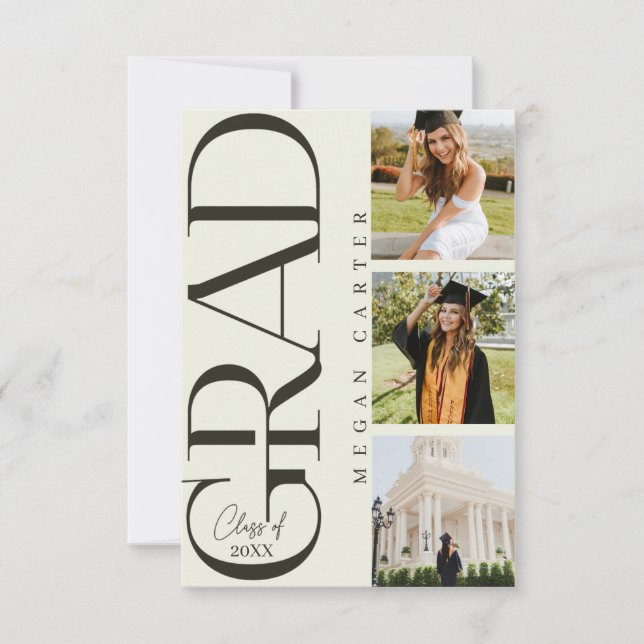 2025年モダンクラス卒業発表カード (正面)