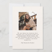 2025年モダンクラス金ゴールド2写真卒業 案内状 (裏面)