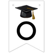 2025年モダンブラックスクリプト卒業のクラス バンティングフラッグ (第2の旗)