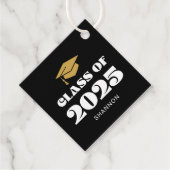 2025年モダンブラック金ゴールドクラスありがとうございました フェイバータグ (正面)