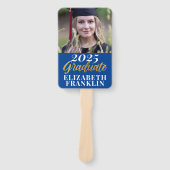 2025年モダン写真卒業スクールカラー ハンドファン (正面)