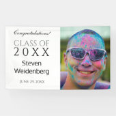 2025年モダン写真卒業パーティーのクラス 横断幕 (横)