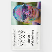 2025年モダン写真卒業パーティーのクラス 横断幕 (縦)