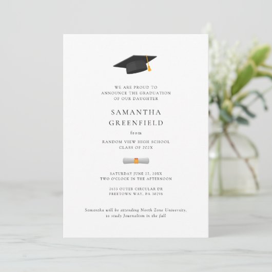 2025年モダン写真卒業 案内状 (スタンド正面)