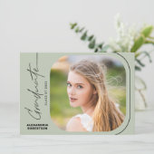 2025年モダン卒業パーティーのScript Photo Class 招待状 (スタンド正面)