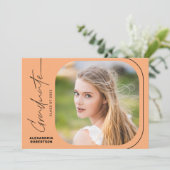 2025年モダン卒業パーティーのScript Photo Class 招待状 (スタンド正面)