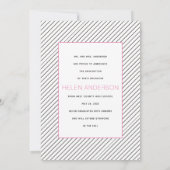 2025年モダン卒業ピンク写真クラス 案内状 (裏面)