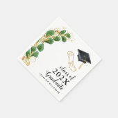 2025年モダン卒業フローラ緑化教室 スタンダードカクテルナプキン (角)