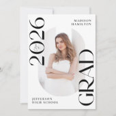 2025年モダン卒業プログラムのクラス 招待状 (正面)