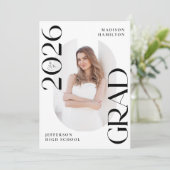 2025年モダン卒業プログラムのクラス 招待状 (スタンド正面)