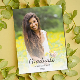 2025年モダン卒業発表の写真クラス ポストカード