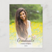 2025年モダン卒業発表の写真クラス ポストカード (正面)