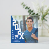 2025年モダン卒業PHOTO卒業会のクラス 招待状 (スタンド正面)