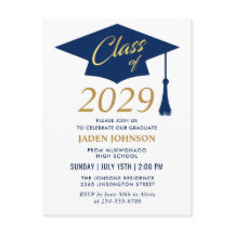 2025年モダン学級卒業パーティー招待状