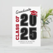 2025年モダン赤黒卒業 招待状 (スタンド正面)