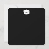 2025年モダン黒シンプル卒業の写真教室 案内状 (裏面)