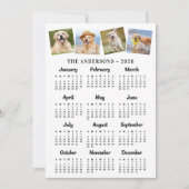 2025年モダン12か月カレンダー4写真 シーズンカード (正面)