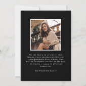 2025年モダン2回写真卒業 案内状 (裏面)