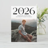 2025年モダン2回写真卒業 案内状 (スタンド正面)