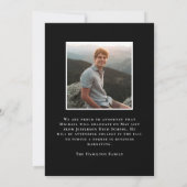 2025年モダン2回写真卒業 案内状 (裏面)