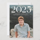 2025年モダン2回写真卒業 案内状 (正面)